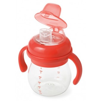 Soft Spout Sippy Cup with Removable Handles - Orange