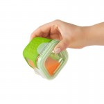 OXO Tot Glass Baby Blocks with Silicone Sleeves 4 oz / 120ml - Green - OXO - BabyOnline HK