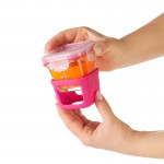 OXO Tot 玻璃食物冷存格連矽膠套 - 4oz / 120ml (粉紅色) - OXO - BabyOnline HK