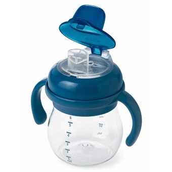 Soft Spout Sippy Cup with Removable Handles - Navy