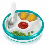 OXO Tot 嬰兒分類餐碟 - 藍綠色 - OXO - BabyOnline HK