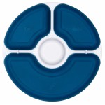 OXO Tot 嬰兒分類餐碟 - 深藍色 - OXO - BabyOnline HK