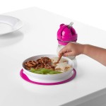 OXO Tot - Stick & Stay Suction Plate - Pink - OXO - BabyOnline HK