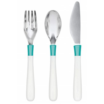 OXO Tot Cutlery Set for Big Kids - Teal