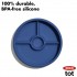 OXO Tot - Silicone Divided Plate - Navy