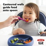 OXO Tot - Silicone Divided Plate - Navy - OXO - BabyOnline HK