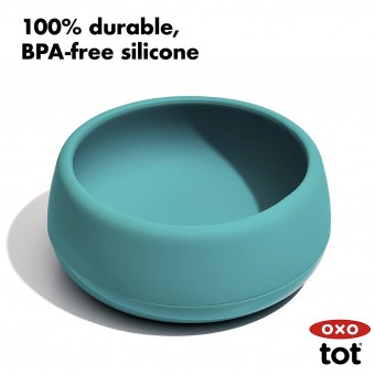 OXO Tot - Silicone Bowl - Teal