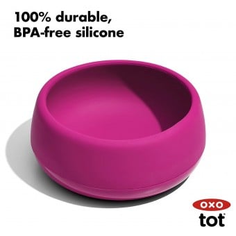 OXO Tot - Silicone Bowl - Pink