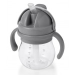 Straw Cup with Removable Handles - Grey - OXO - BabyOnline HK