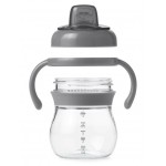 Soft Spout Sippy Cup with Removable Handles - Grey - OXO - BabyOnline HK