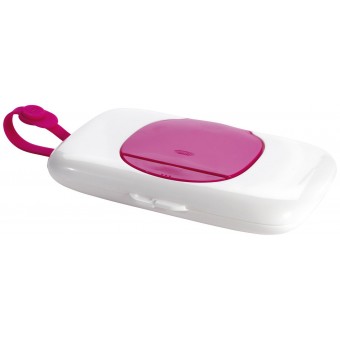 On-the-Go Travel Wipes Dispenser - Pink