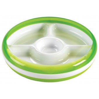 OXO Tot Divided Plate - Green
