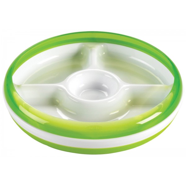 OXO Tot 嬰兒分類餐碟 - 綠色 - OXO - BabyOnline HK