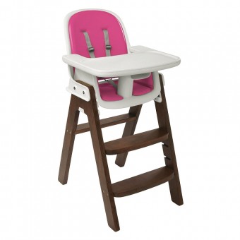 OXO Tot Sprout 高腳椅 - 粉紅色 / 胡桃木色