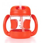 OXO Tot Straw Cup with Handle 7oz / 200ml - Orange - OXO - BabyOnline HK