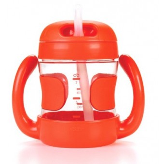 OXO Tot Straw Cup with Handle 7oz / 200ml - Orange