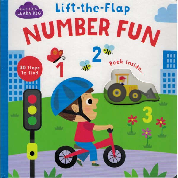 Start Little Learn Big - Lift-the-flap - Number Fun - Parragon - BabyOnline HK