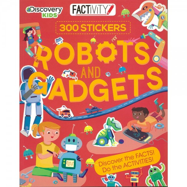Discovery Kids: Factivity - Robots and Gadgets - Parragon - BabyOnline HK