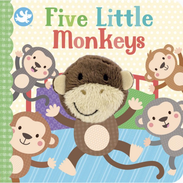 Finger Puppet Book - Five Little Monkeys - Little Me - BabyOnline HK