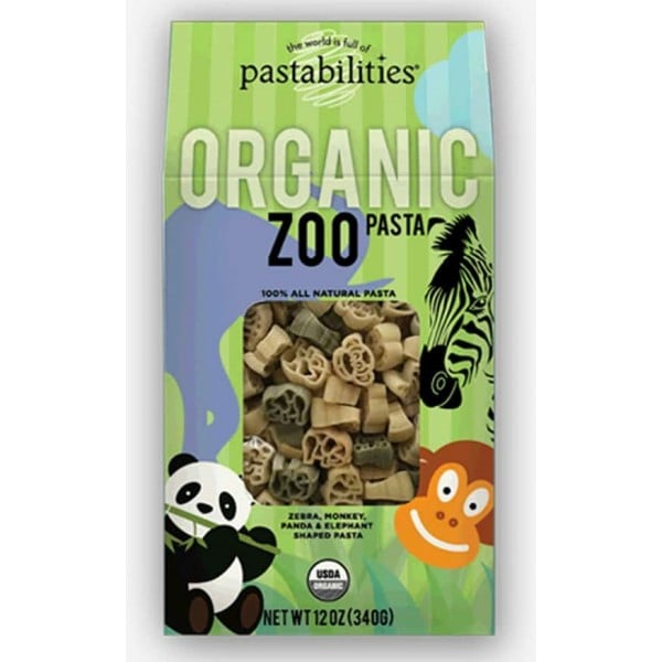 Organic Shaped Pasta (Zoo) 340g - Pastabilities - BabyOnline HK