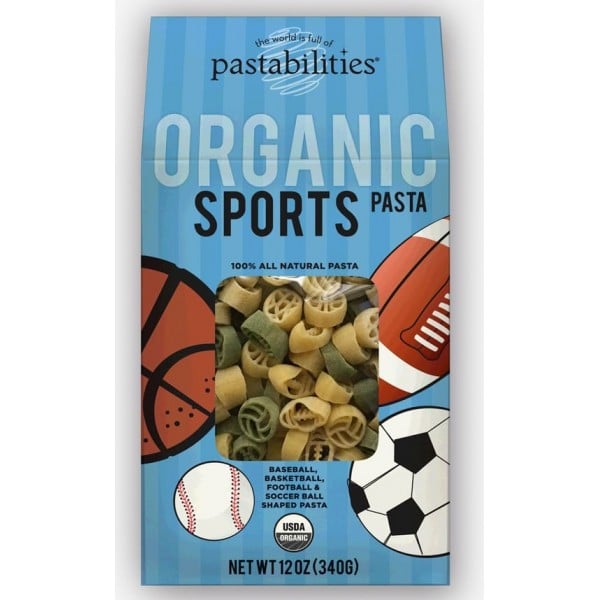 Organic Shaped Pasta (Sports) 340g - Pastabilities - BabyOnline HK