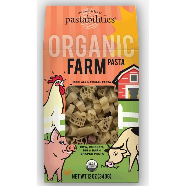 Organic Shaped Pasta (Farm) 340g - Pastabilities - BabyOnline HK