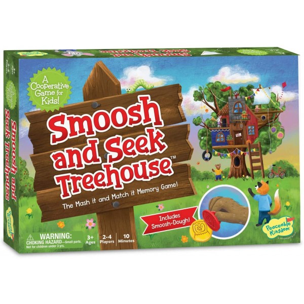Cooperative Game - Smoosh and Seek Treehouse - Peaceable Kingdom - BabyOnline HK