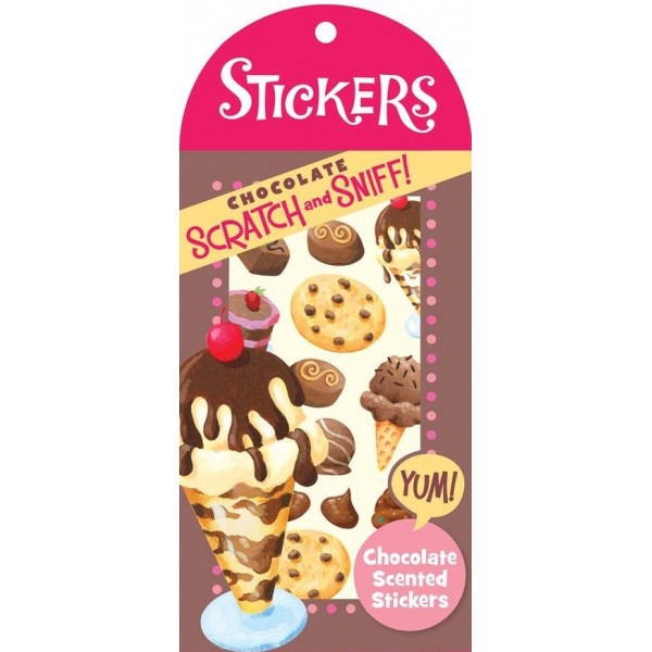 Scratch and Sniff! Stickers - Chocolate - Peaceable Kingdom - BabyOnline HK