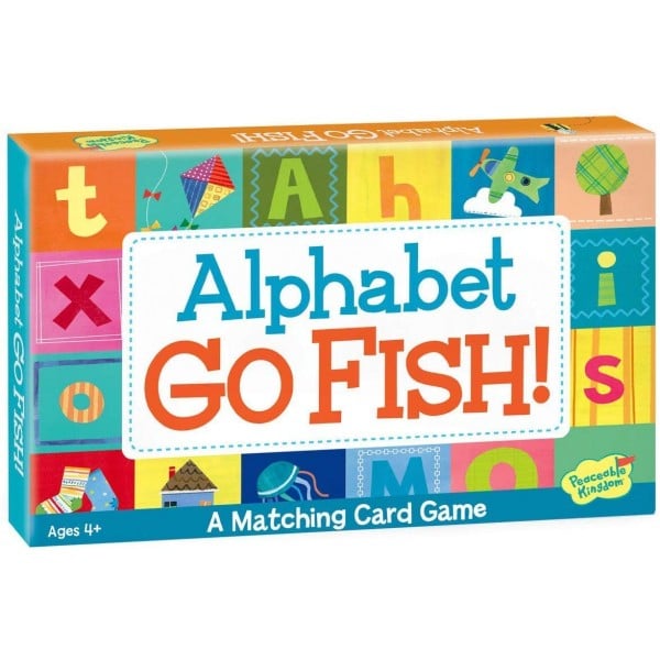 Alphabet GO Fish! - A Matching Card Game - Peaceable Kingdom - BabyOnline HK