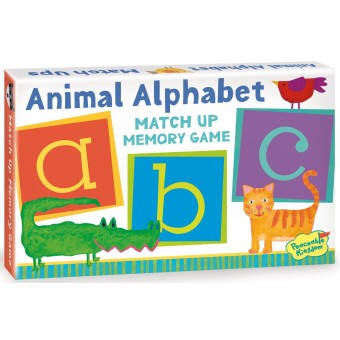 Animal Alphabet Match Up Memory Game