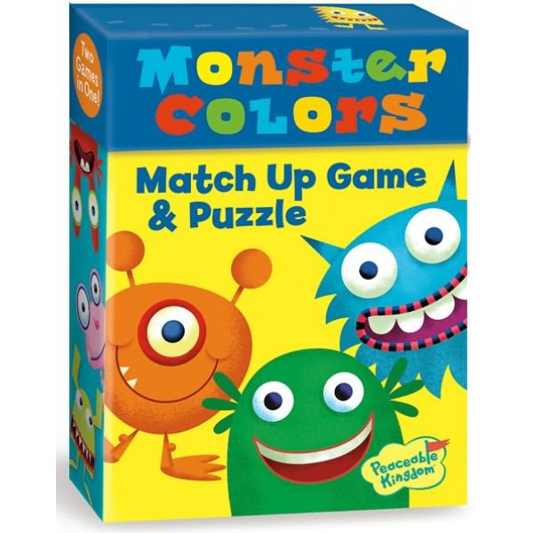 Monster Colors Match Up Game & Puzzle - Peaceable Kingdom - BabyOnline HK