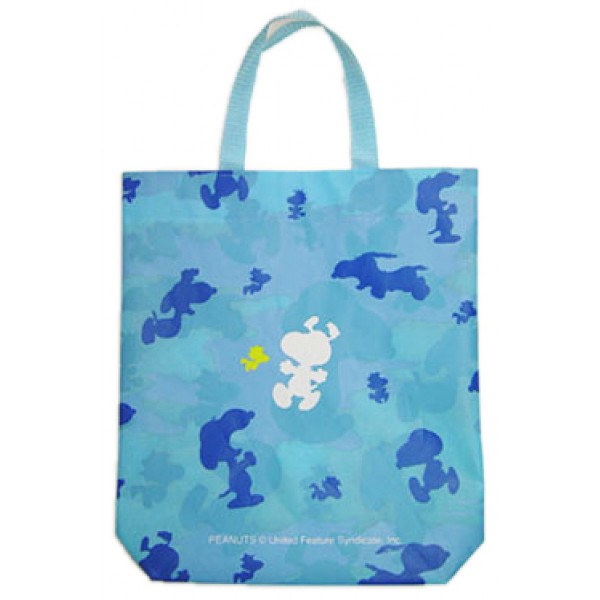 Snoopy - Camouflage Non-Woven Bag (Blue) - Peanuts - BabyOnline HK