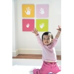 Canvas Handprint Wall Art Set - Blue - PearHead - BabyOnline HK