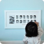 寶寶第一年成長相框 (白色) - PearHead - BabyOnline HK