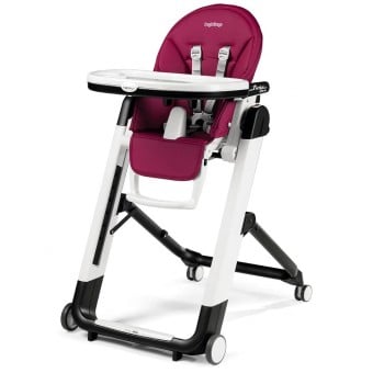 Peg Perego - Siesta - Multifunctional Compact Folding High Chair (Berry Red)