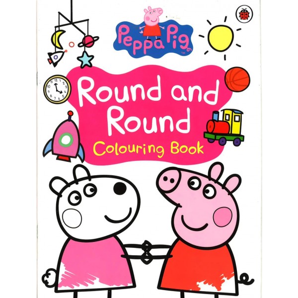 Peppa Pig - Round And Round Colouring Book - Penguin - BabyOnline HK