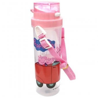Peppa Pig - Straw Bottle 500ml (Pink)