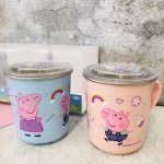 Peppa Pig - Cup with Stainless Steel inner and Lid (Blue) - Peppa Pig - BabyOnline HK