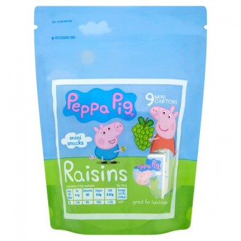 Peppa Pig - Raisins 9x14g (Doy Bag)