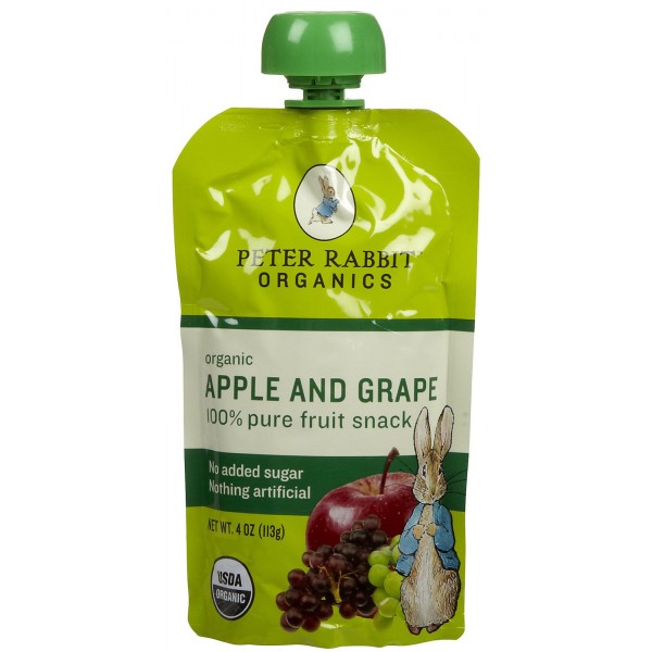 Organic Apple and Grape 113g - Peter Rabbit Organics - BabyOnline HK