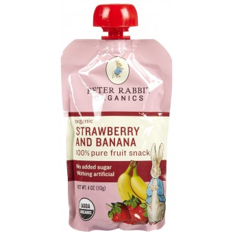 Organic Strawberry and Banana 113g