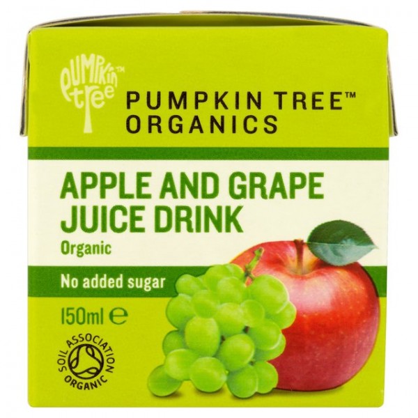Organic Apple and Grape Juice 150ml - Pumpkin Tree Organics - BabyOnline HK