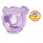 Bear Soothie (3m+) - Pink/Purple - Philips Avent - BabyOnline HK