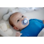 Contemporary Freeflow Soothers (0 - 6m) - Blue/White - Philips Avent - BabyOnline HK