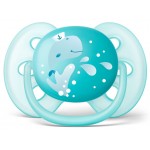 Ultra Soft Design Baby Soother (6 - 18m) - Blue - Philips Avent - BabyOnline HK