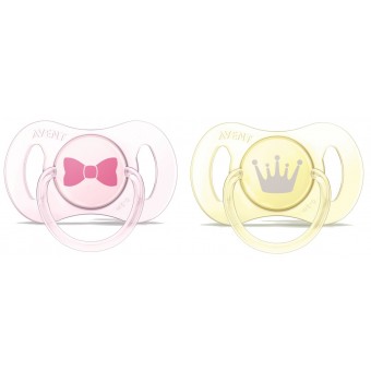 Mini Soother (0 - 2m) - Pink/Yellow
