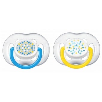 Baby Soother BPA Contemporary Fashion (6 - 18m) - Dot & Cross