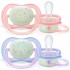 Ultra Air Night Baby Soother (0 - 6m) - Pink/Purple