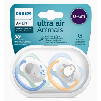 Ultra Air Design Baby Soother (0 - 6m) - Animals