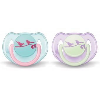 Baby Soother BPA Free Fashion Design (6 - 18m) - Bird